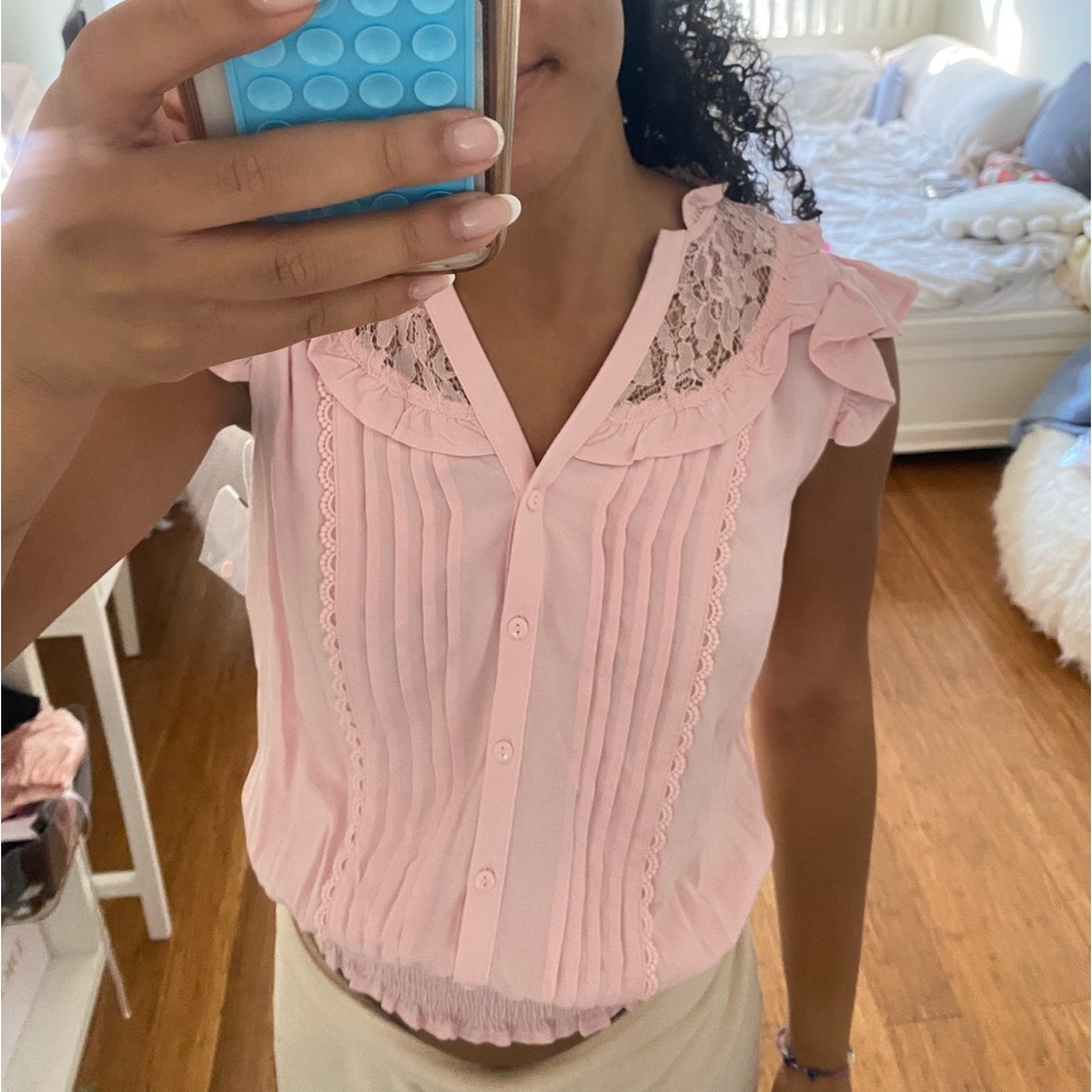 Pink top